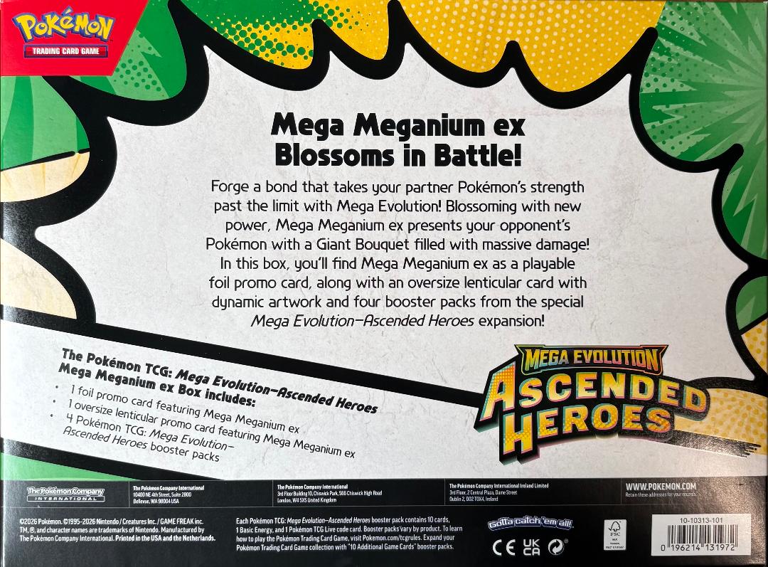Ascended Heroes Mega Meganium Ex Box