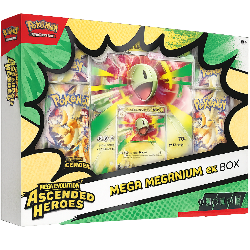 Ascended Heroes Mega Meganium Ex Box