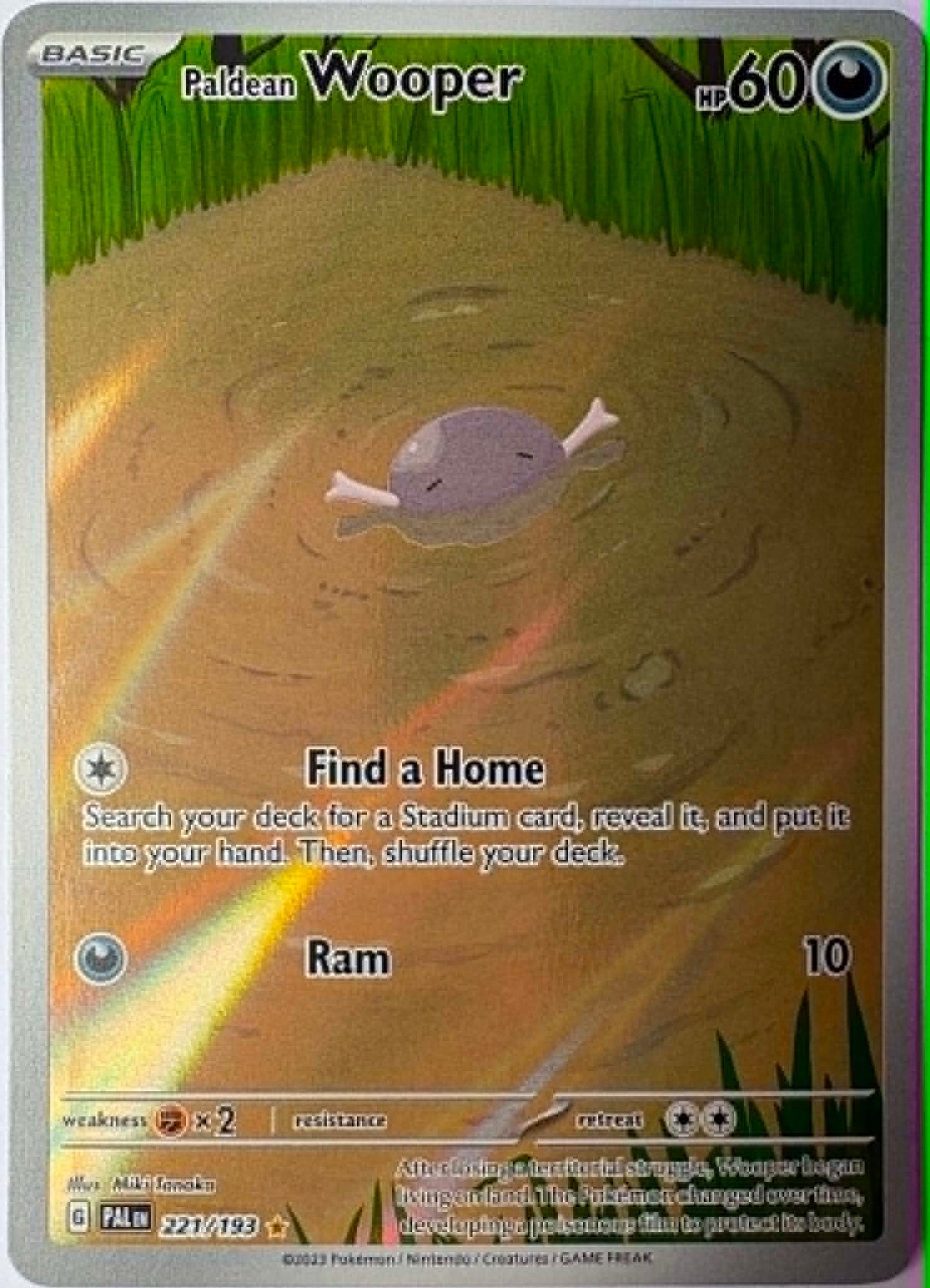Paldean Wooper #221