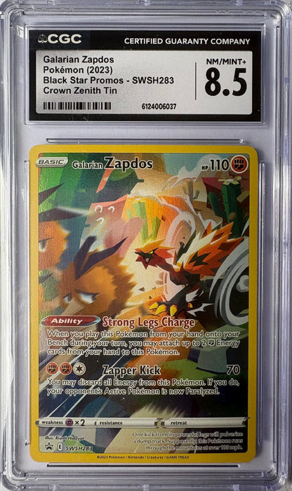 Galarian Zapdos swsh283 CGC 8.5