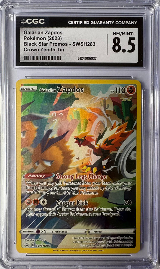 Galarian Zapdos swsh283 CGC 8.5