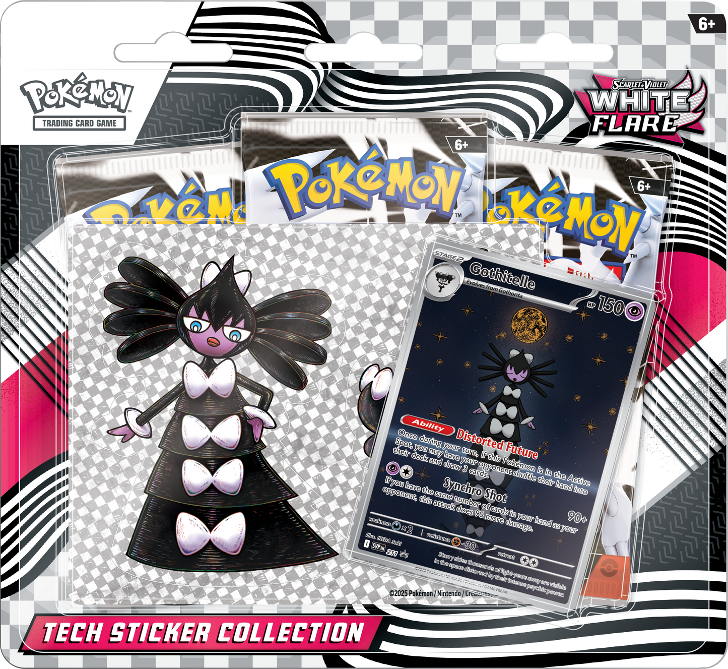 White Flare 3-pack blister