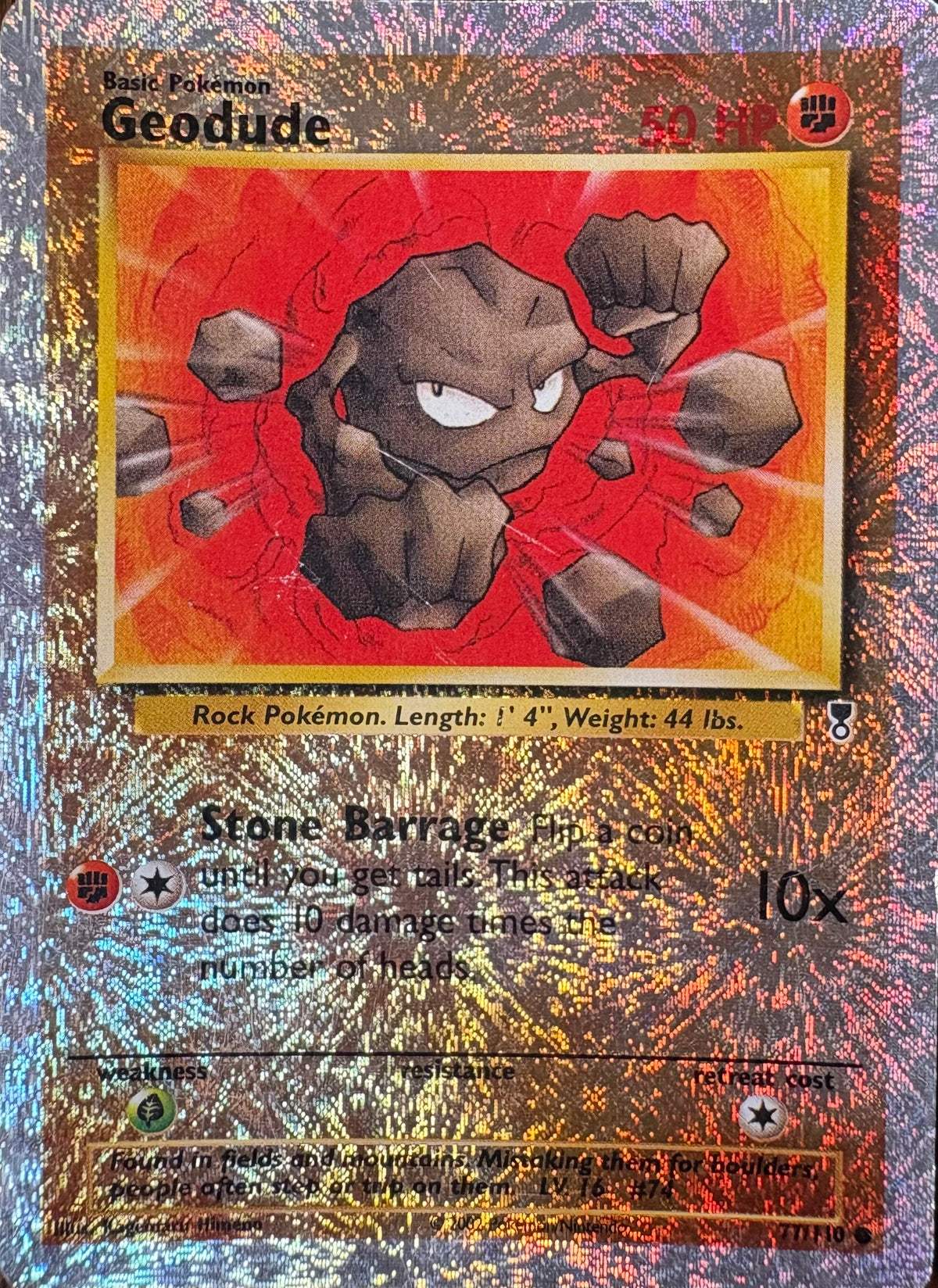 Geodude (Reverse holo) #77