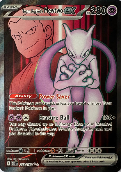 Team Rocket’s Mewtwo EX #213