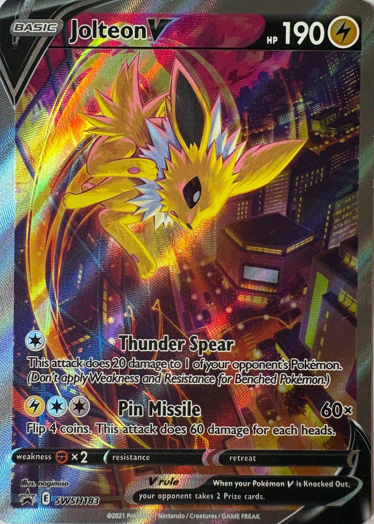 Jolteon V #SWSH183