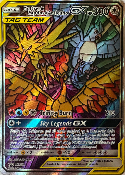 Moltres & Zapdos & Articuno GX #SM210