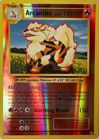 Arcanine #18 (Reverse Holo)