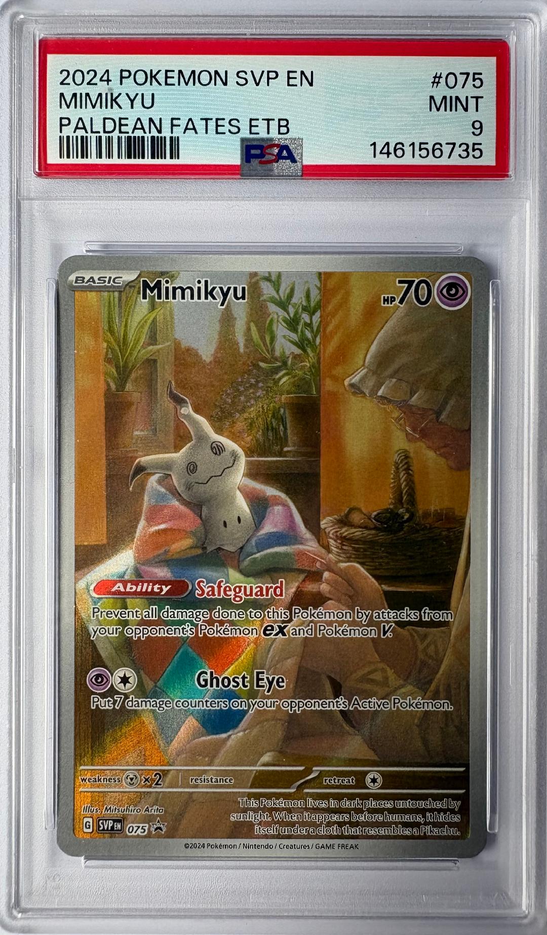 Mimikyu 75 PSA 9