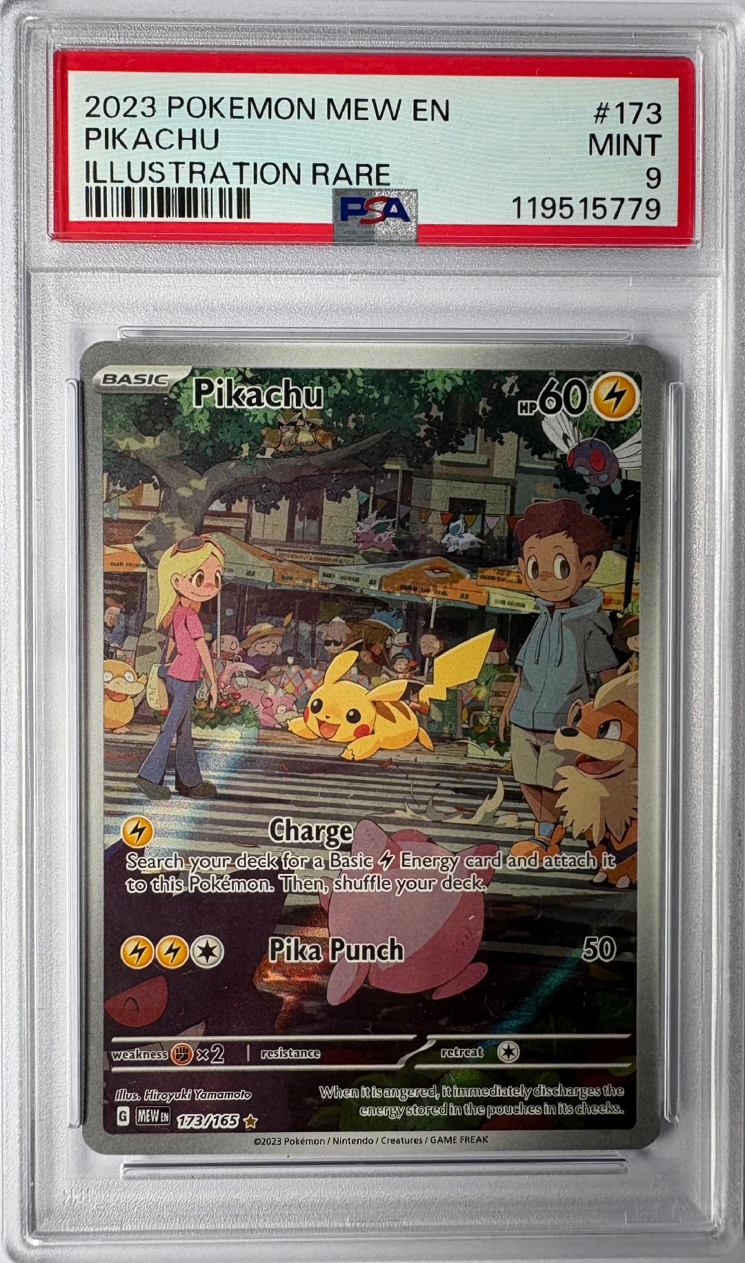 Pikachu 173 PSA 9