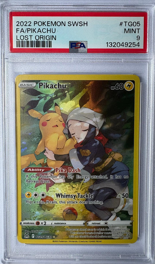 Pikachu tg05 PSA 9