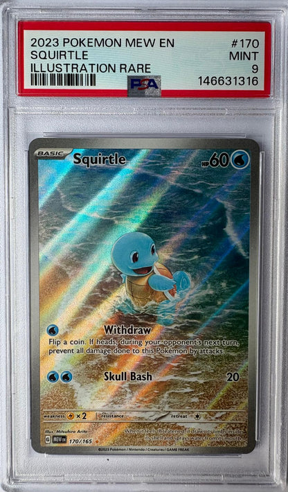 Squirtle 170 PSA 9