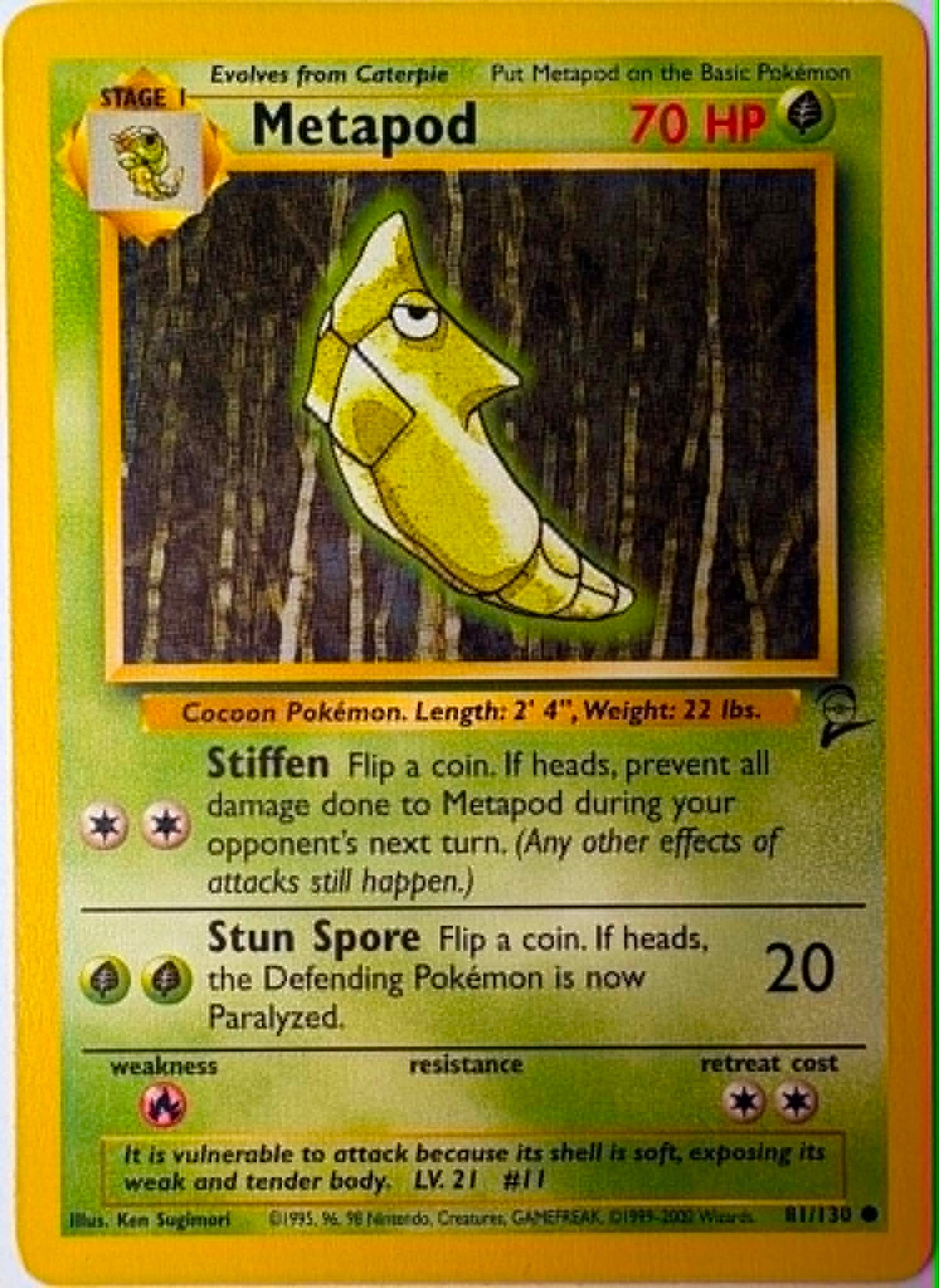 Metapod (Base set 2) #81