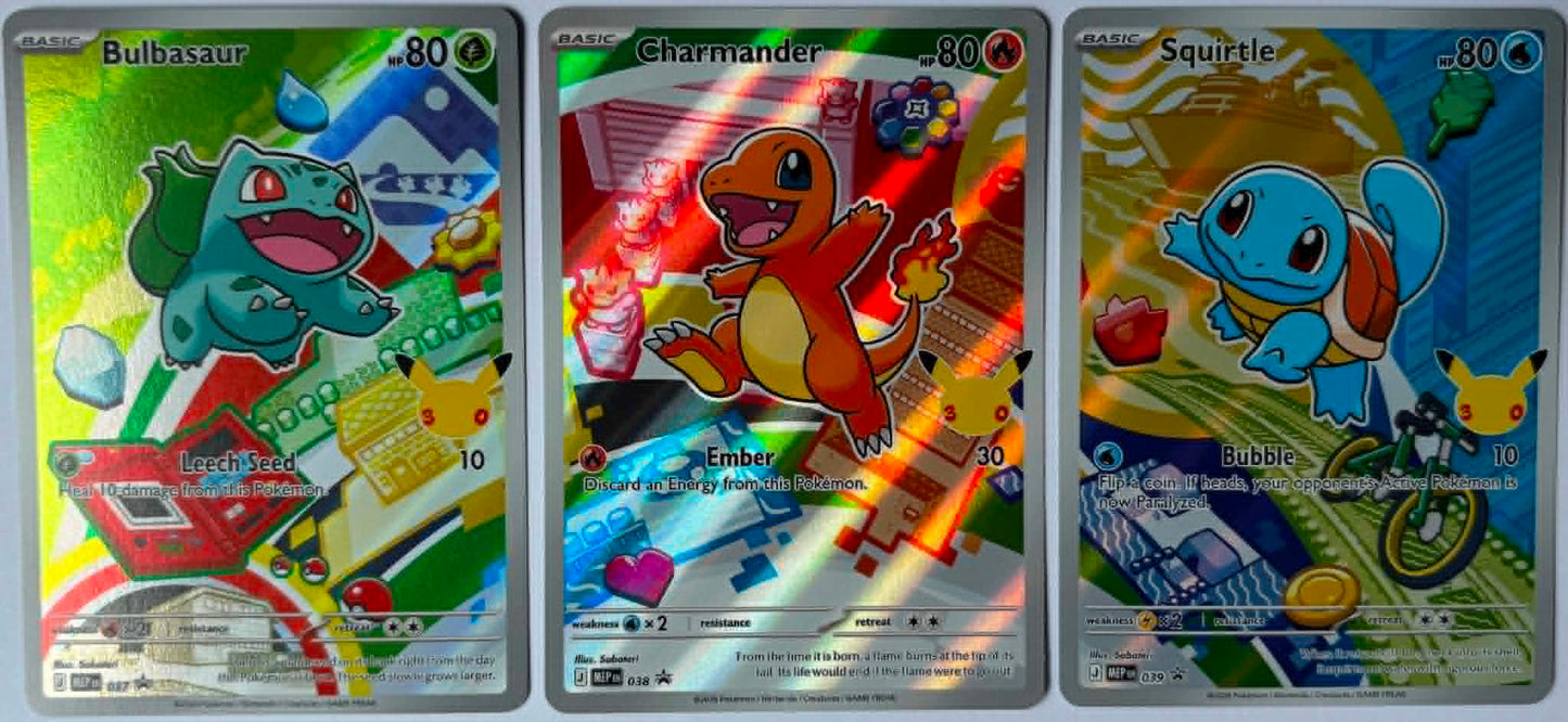First Partner Illustration Collection - Kanto trio